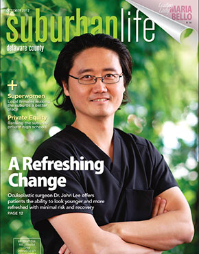 Suburban Life magazine cover featuring Dr. John J.W. Lee — October 2012