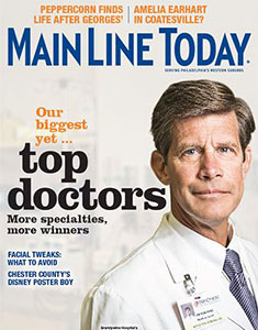 Main Line Today Top Doctors cover — 2013